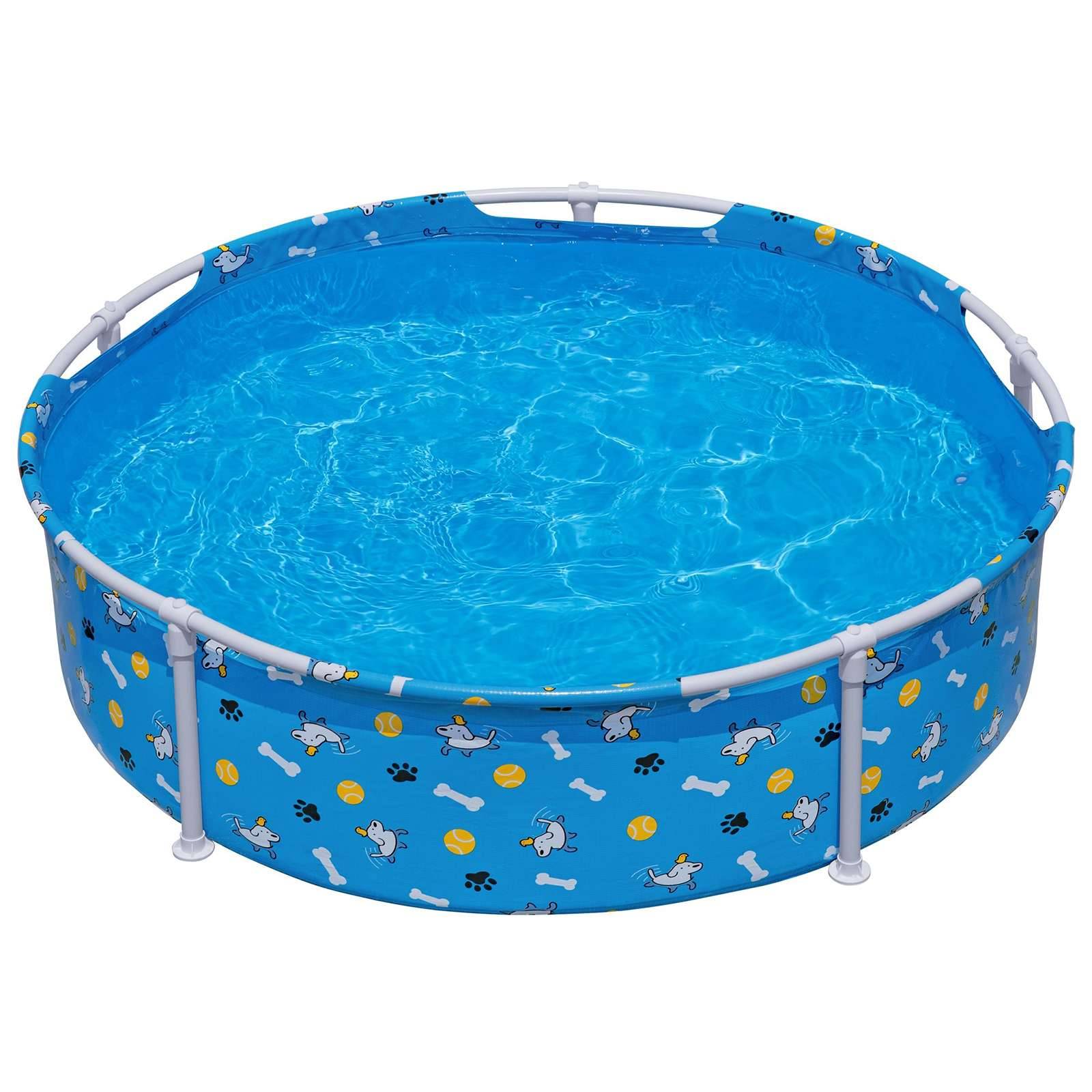 Bestway Schwimmbecken für Haustiere über dem Boden Blau 122 x 30,5 cm-3