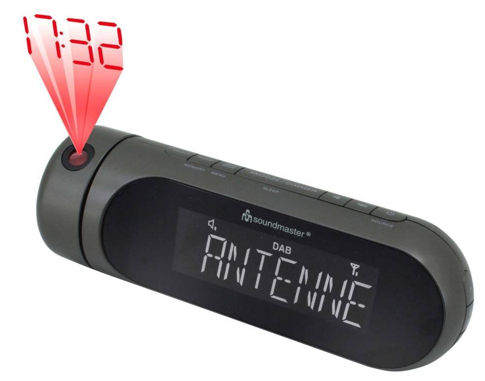 2 Stk. Soundmaster DAB+/UKW Uhrenradio UR6700AN s-0