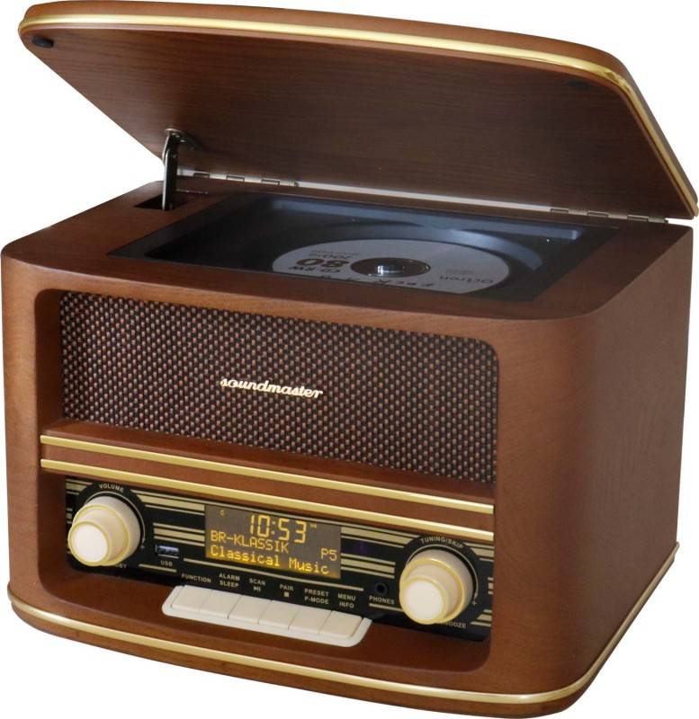 2 Stk. Soundmaster DAB+/UKW Nostalgieradio NR961-3
