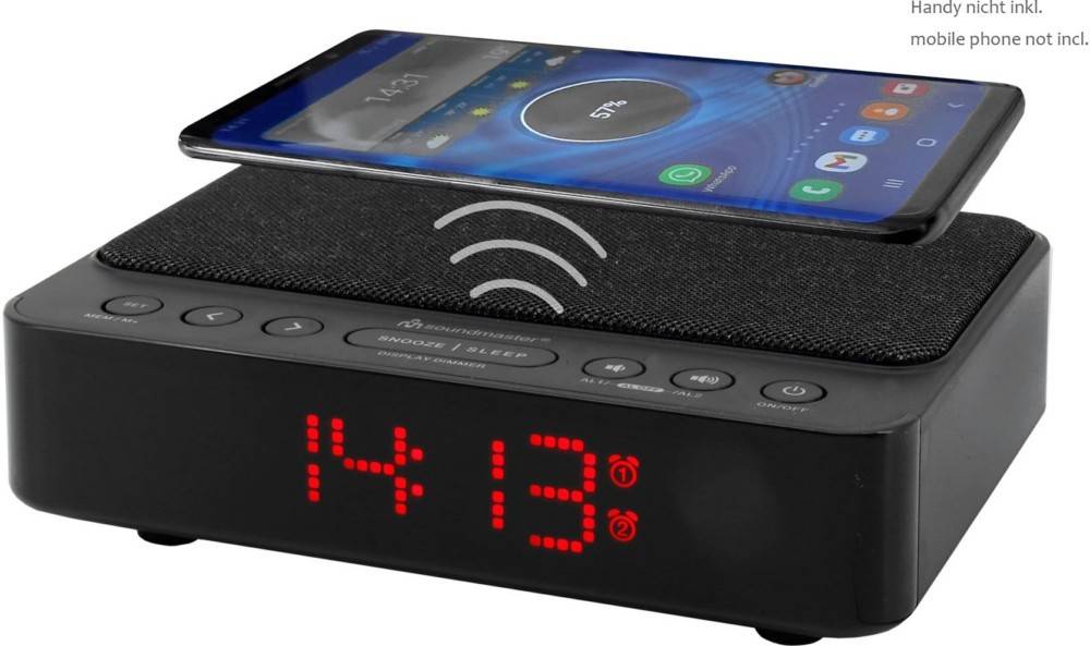 2 Stk. Soundmaster UKW Radiowecker UR124SW sw-0