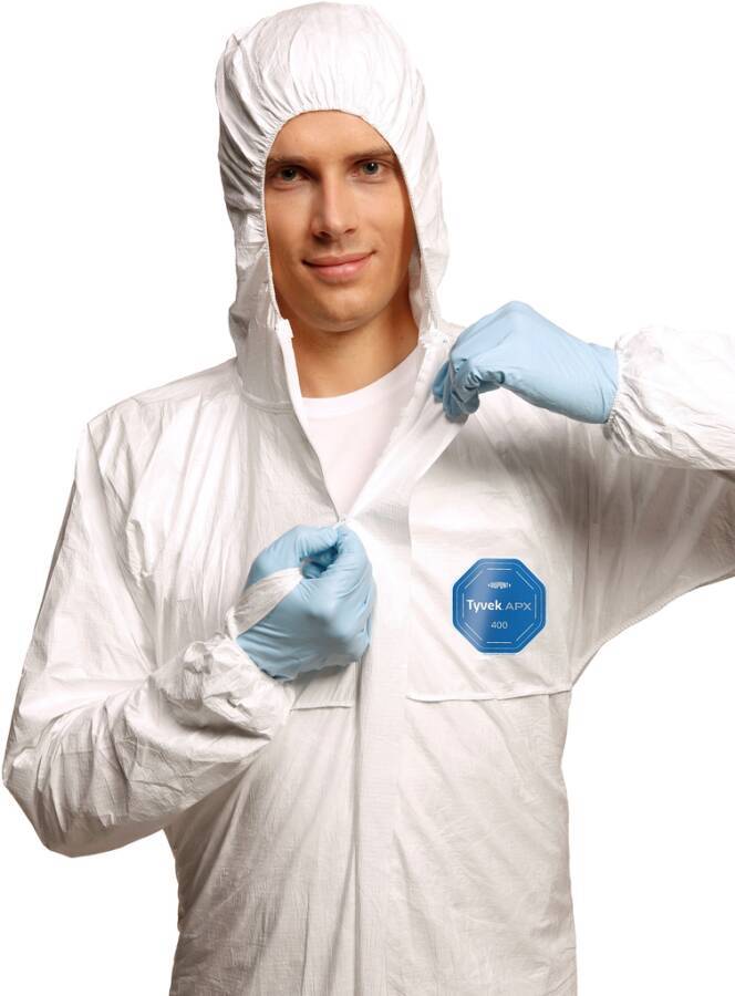 Tyvek® APX™ 400 D15582419 Größe XL Farbe weiß Ausführung ohne Füßlinge-3