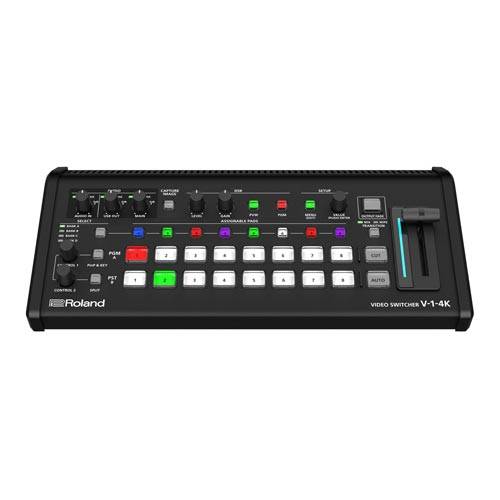 ROLAND V-1-4K – 5-Kanal 4K Video-Switcher (2.160/60p | 5x HDMI-In & 3x HDMI-Out | PTZ-Steuerung | Audiomixer | USB-C)-0