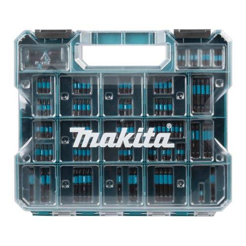 MAKITA E-24826 - Bit-Set Impact Black für Schlagschrauber (1/4" Sechskantaufnahme | 100-teilig |inkl. Organizer)-0