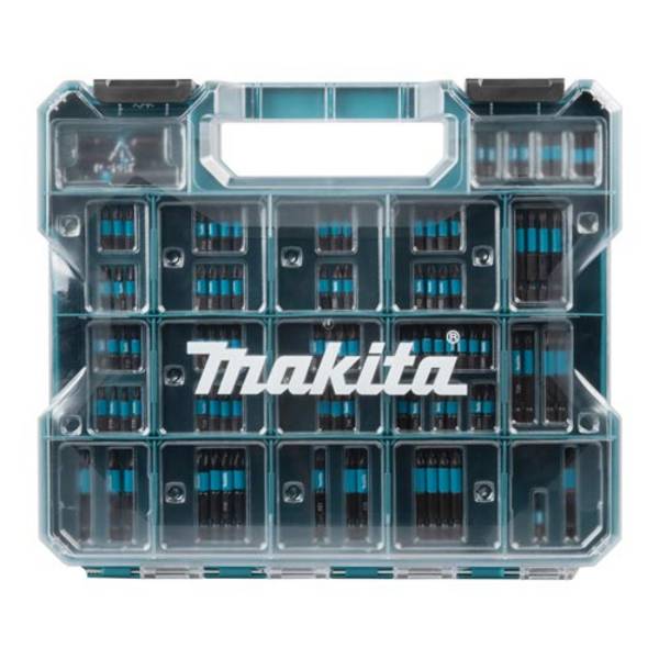 MAKITA E-24826 - Bit-Set Impact Black für Schlagschrauber (1/4" Sechskantaufnahme | 100-teilig |inkl. Organizer)