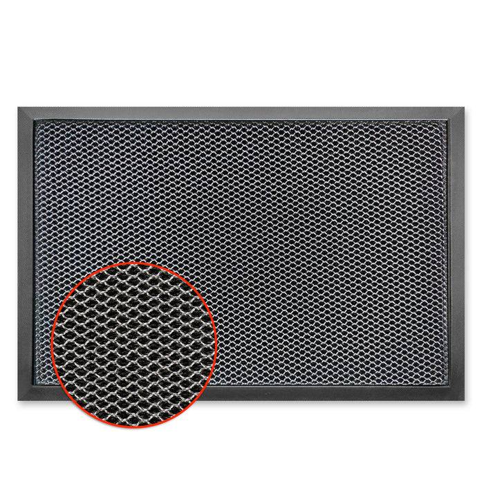 FLOORDIREKT Schmutzfangmatte Imperial 1000 - Innovatives 3-D Netz zur effektiven Filterung - Anthrazit - 90 x 150 cm-0