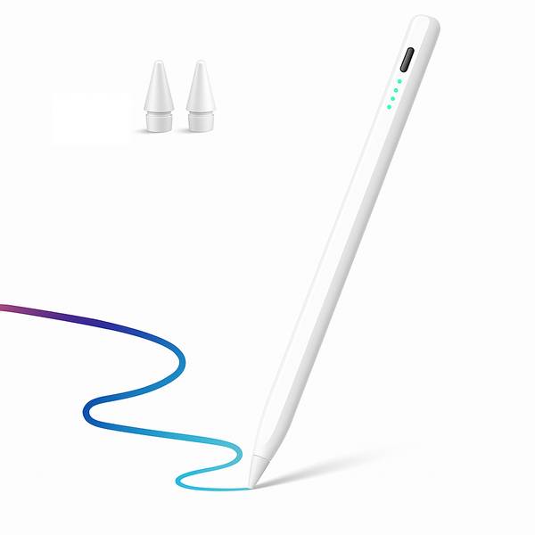 VENTARENT Stylus Pencil USB-C für Apple iPad – Eingabestift Touchpen, weiß