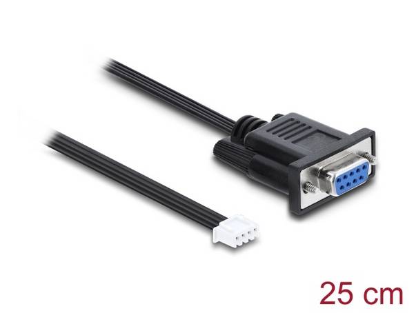 Delock Kabel seriell - DB-9 (W) mit Schrauben zu JST-XH (W)