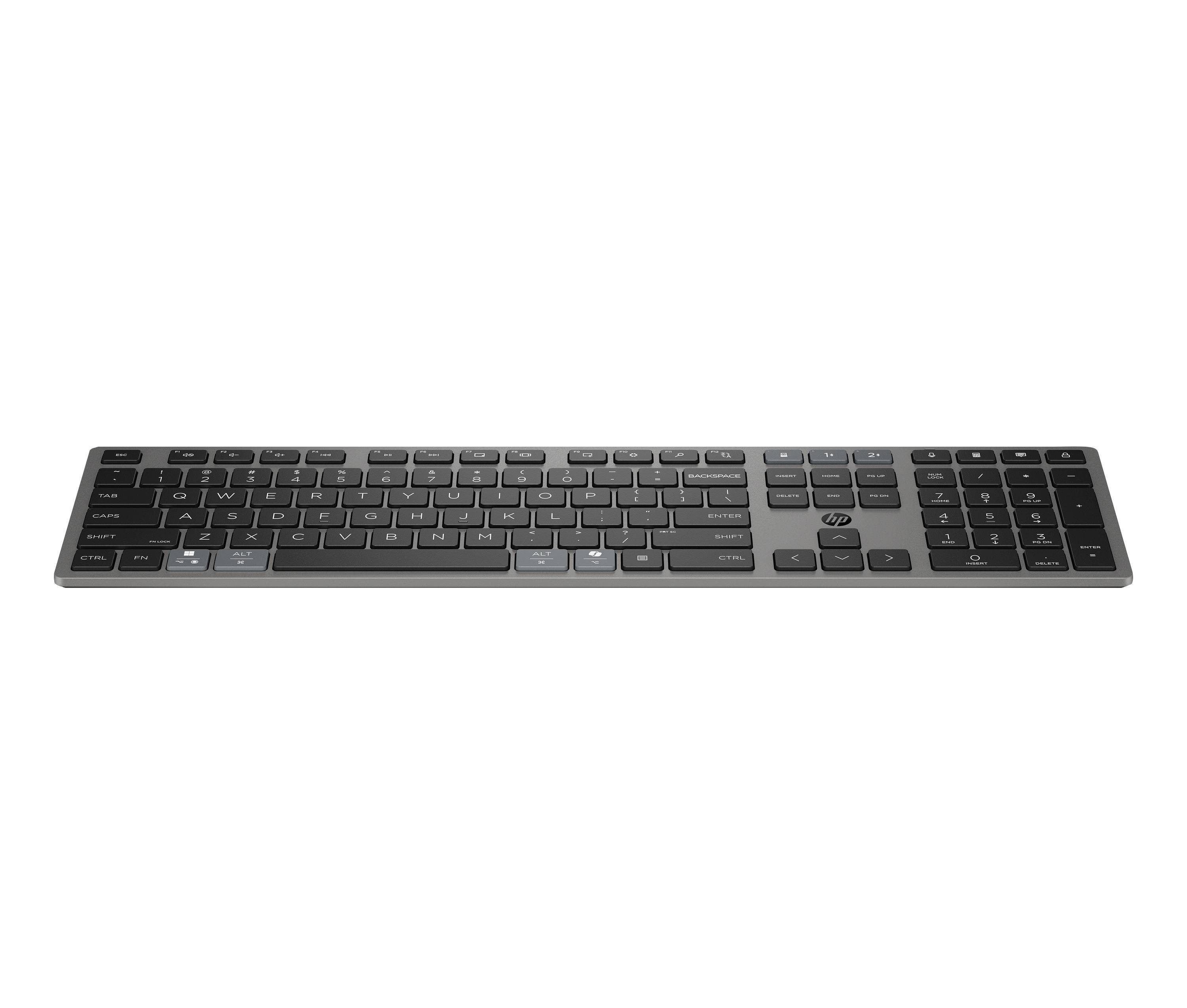 HP 720 Dual-Mode Rechargeable Wireless Keyboard-GR P Tastatur-4