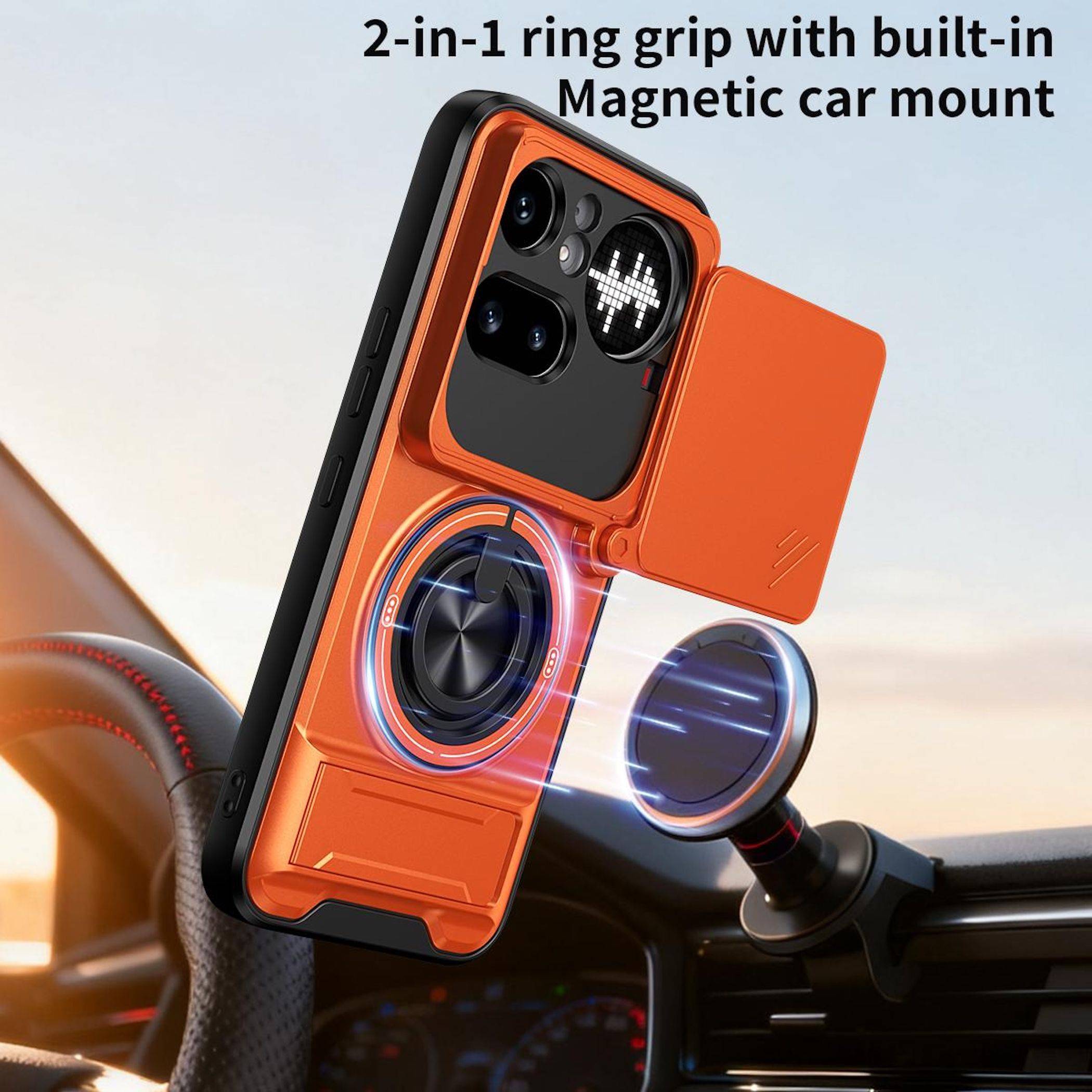 Camshield Handyhülle für Nothing Phone 4a Pro Magnetisch Standfunktion Schwarz-2