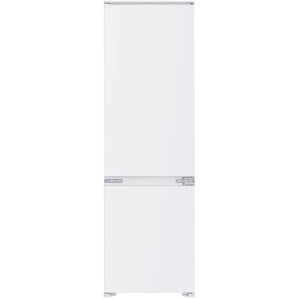 homeX CFB2491E Einbaukühlschrank mit Gefrierfach, Einbau Kühl Gefrierkombination, 178cm Nische - 249 Liter, Schlepptür