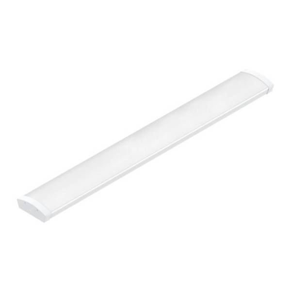 SLV BATTEN FLAT P - Deckenaufbauleuchte (20W Leistung | 2.927/5.293lm | Microwave Bewegungsmelder | IP44 | IK04) - weiß