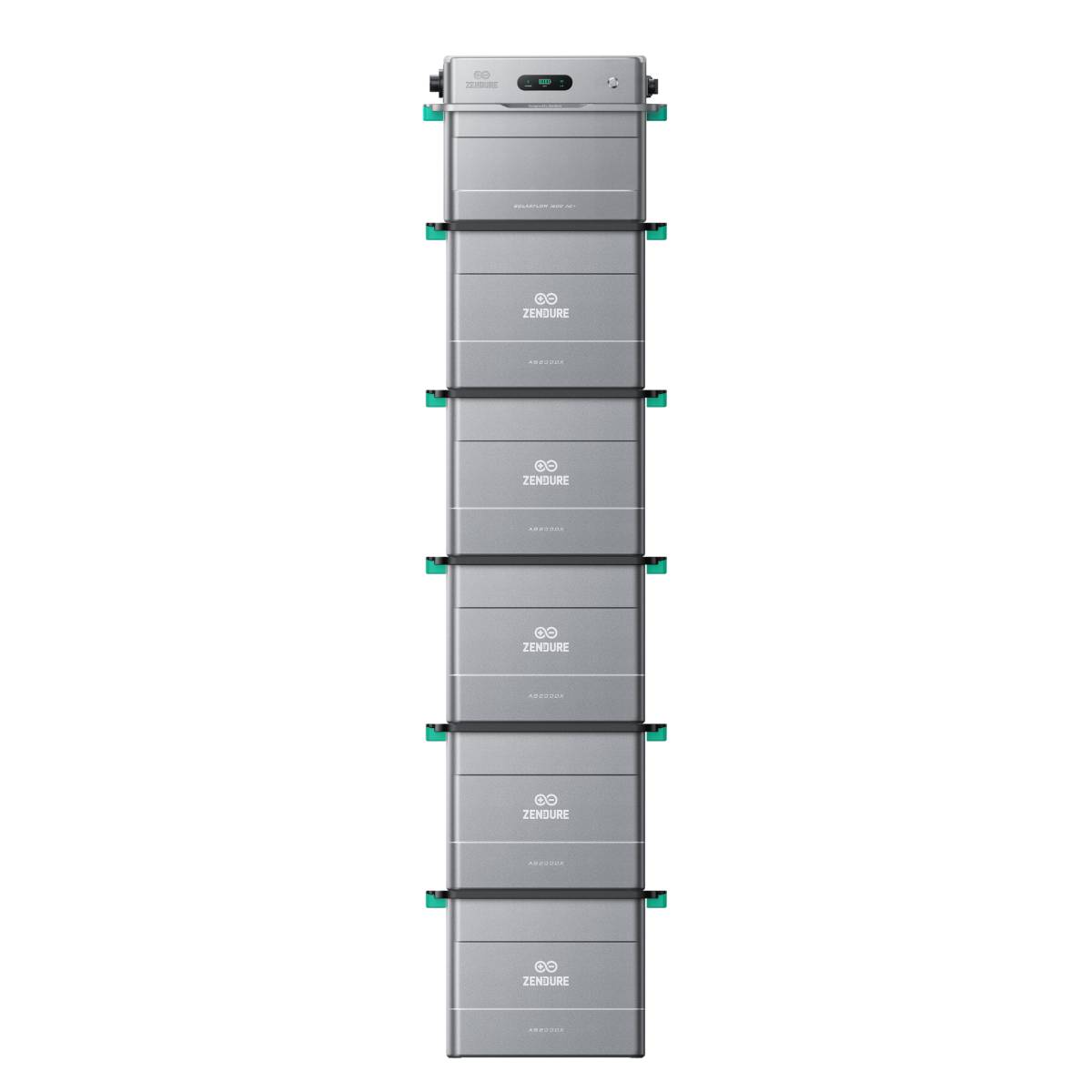 Zendure SolarFlow 1600 AC+ SolarFlow Balkonkraftwerk-Speicher 11,52 kWh – 5x AB2000X-0