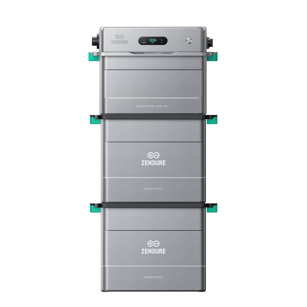 Zendure SolarFlow 1600 AC+ SolarFlow Balkonkraftwerk-Speicher 5,76 kWh – 2x AB2000X-0