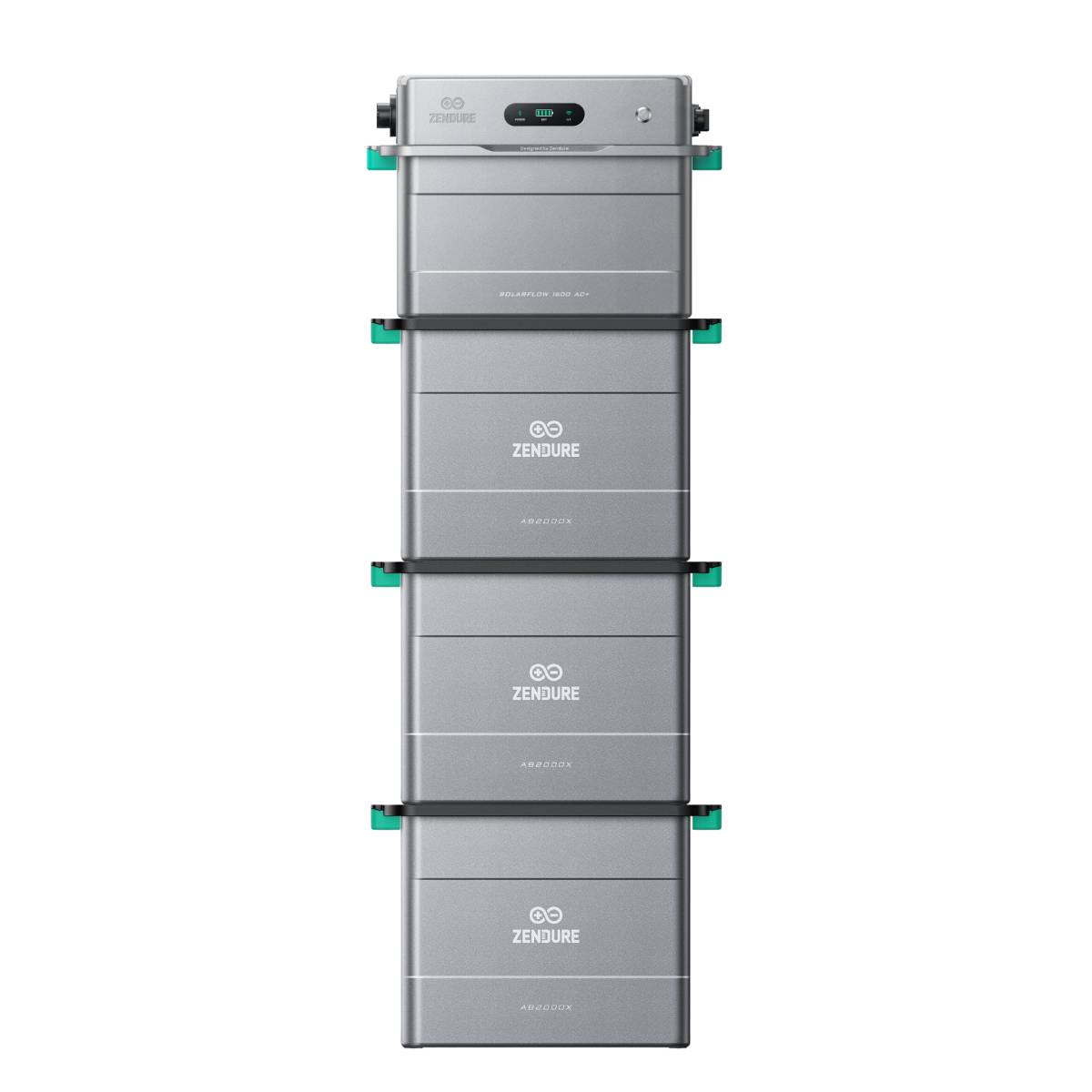 Zendure SolarFlow 1600 AC+ SolarFlow Balkonkraftwerk-Speicher 7,68 kWh – 3x AB2000X-0