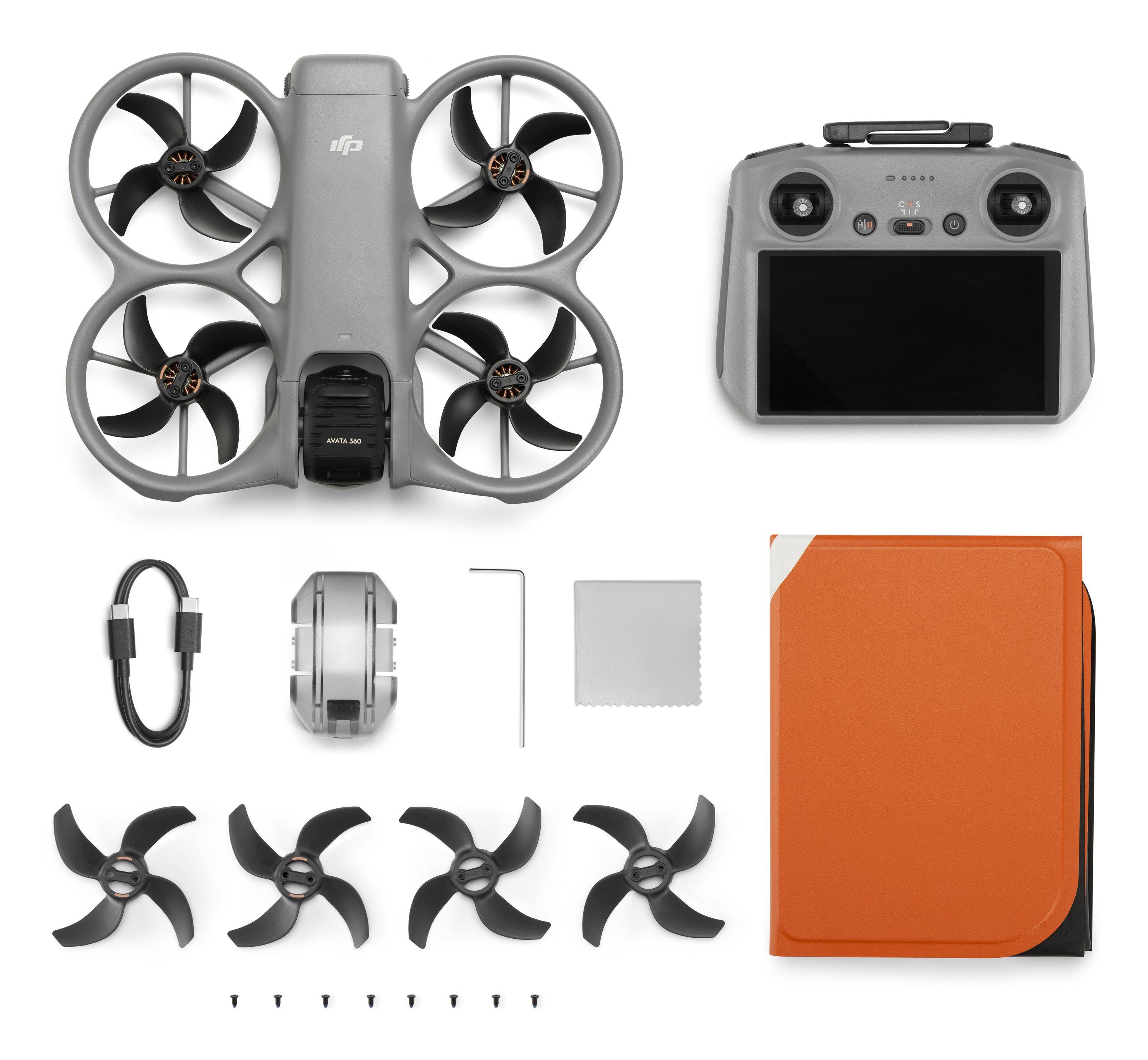 DJI Avata 360 ( RC 2), 4 Rotoren, 64 MP, 6000 x 3000 Pixel, 13500 m, 2700 mAh, Grau-2