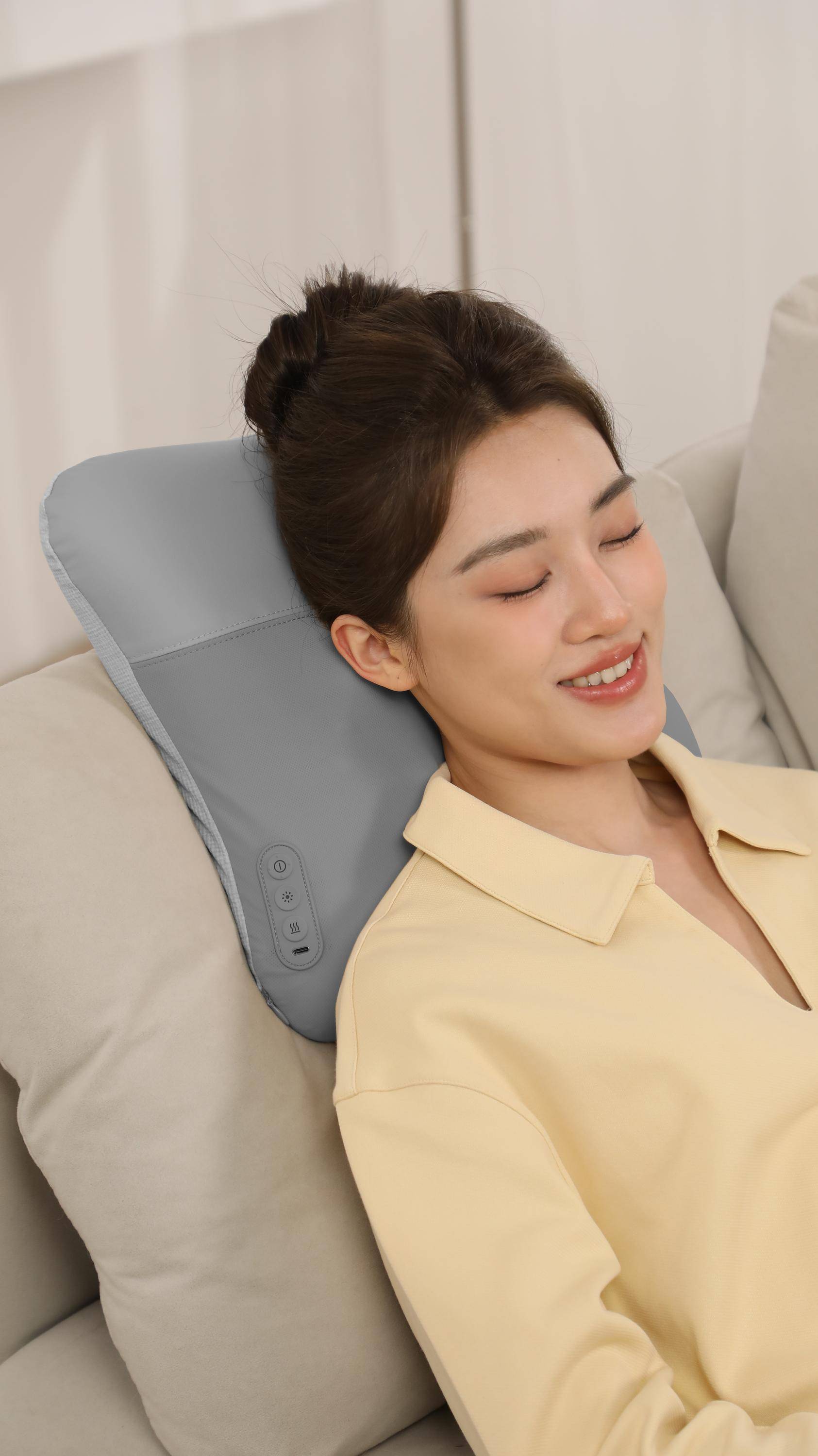 SKG VS500, Knetmassage, Taille, Grau, Kunststoff, Akku, 10 W-4