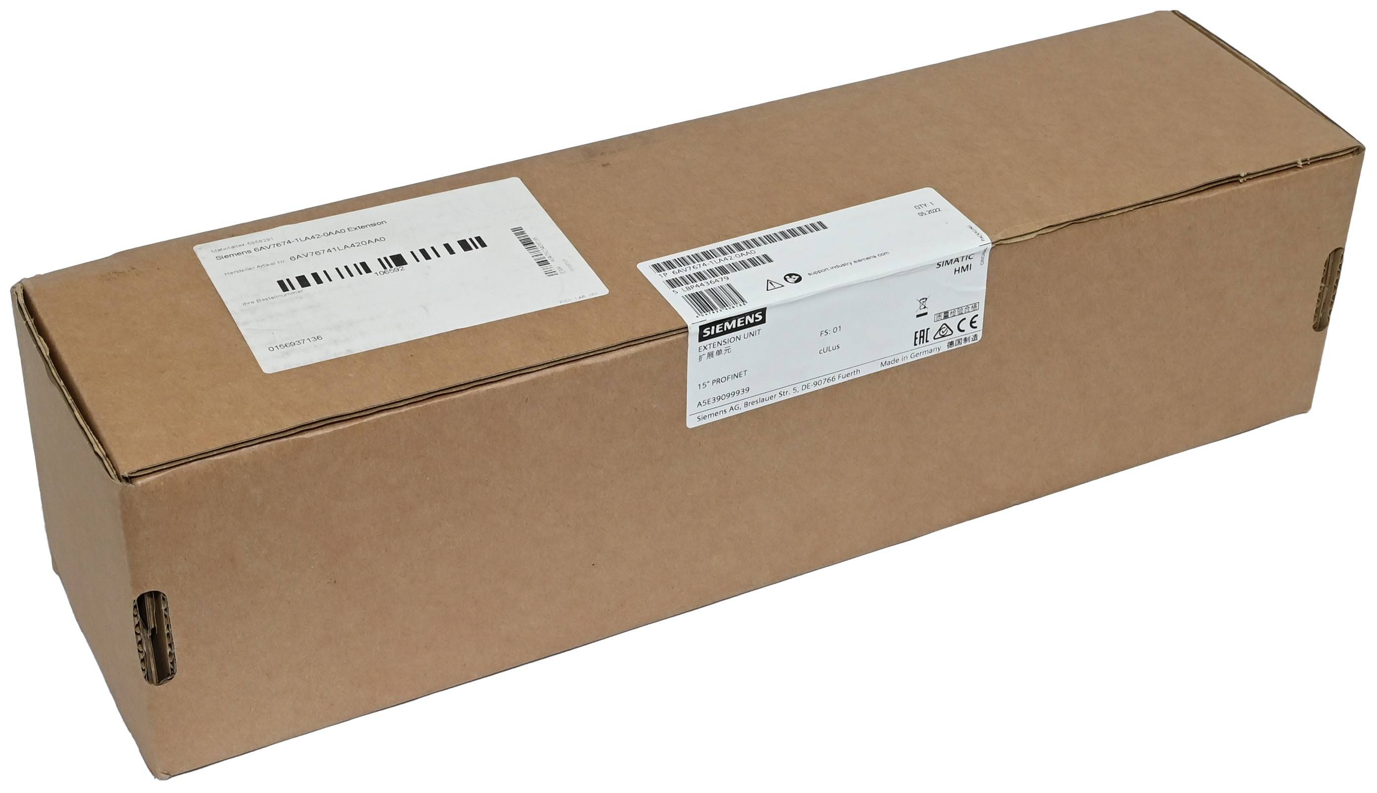 Siemens Dig.Industr. SIMATIC HMI 6AV76741LA420AA0-2