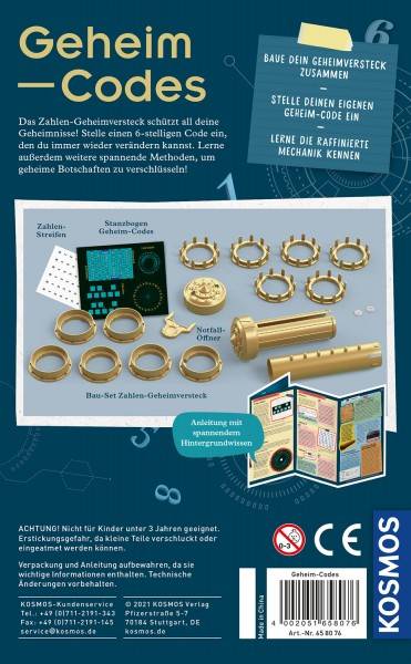Kosmos Geheim-Codes, Augmented Reality, 8 Jahr(e), Gold-1