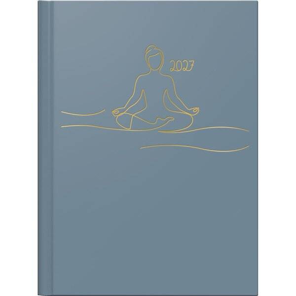 Taschenkalender Premium Young Line Mini A6 1 Woche/2 Seiten Papier Yoga 2027-0