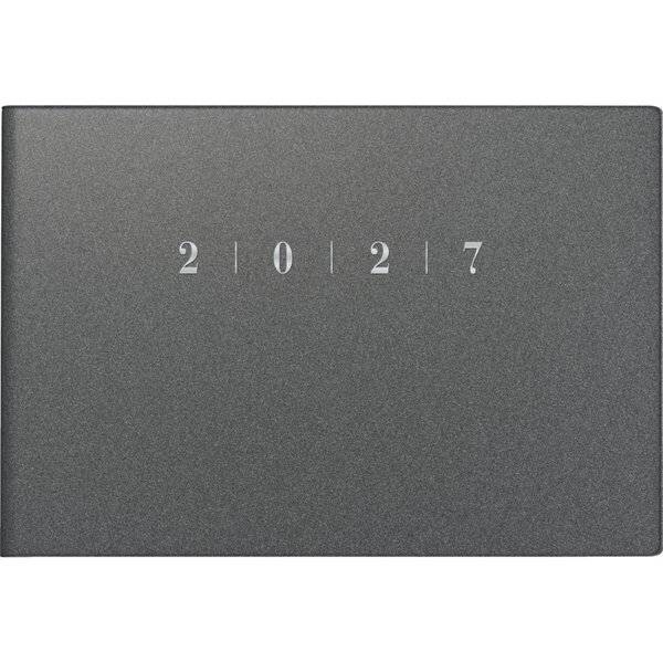 rido idé Taschenkalender "Septimus Reflection" 2027, grau