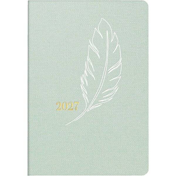 Taschenkalender Partner Industrie I 7,2x11,2cm 1 Woche/Seite Kunstleder Feather 2027