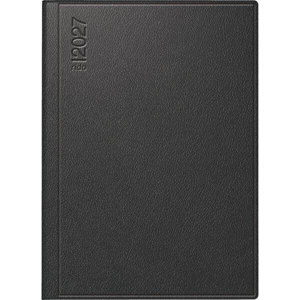 Taschenkalender Technik III 10x14cm 1 Tag/Seite Leder schwarz 2027