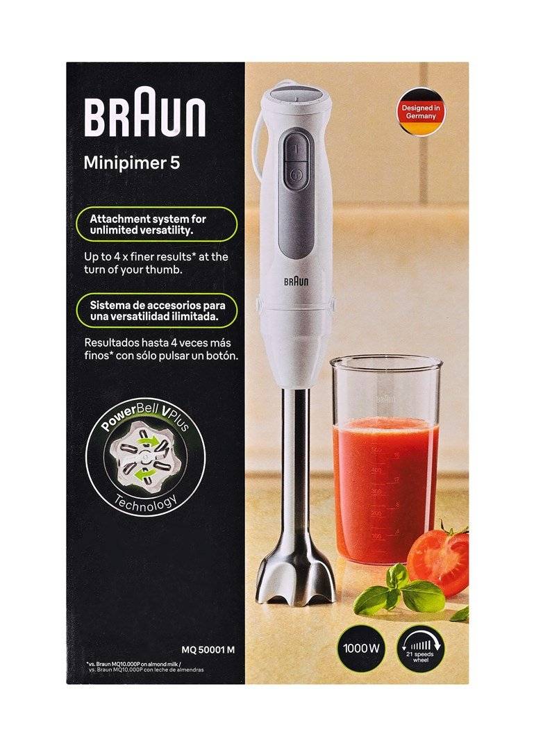 Braun Multiquick 5 MQ 50001 M Hand blender with turbo function Premium white-4