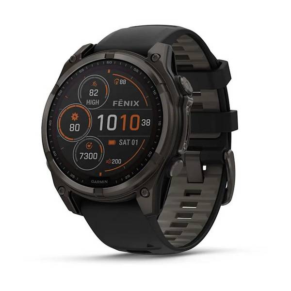 Garmin Fenix 8 Solar Sapphire Sports Watch - Black