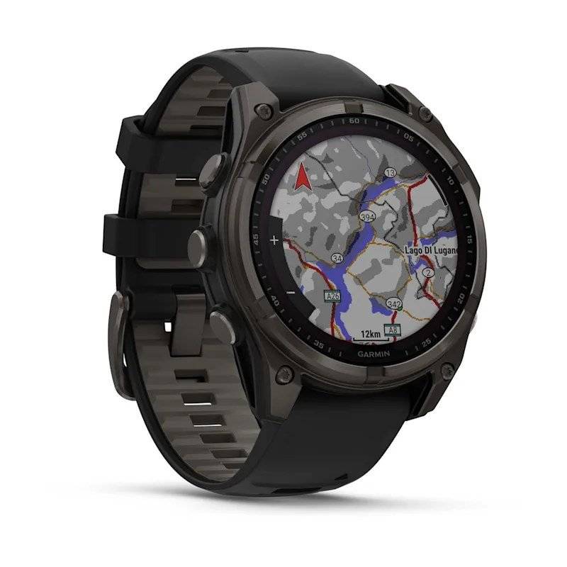 Garmin Fenix 8 Solar Sapphire Sports Watch - Black-1