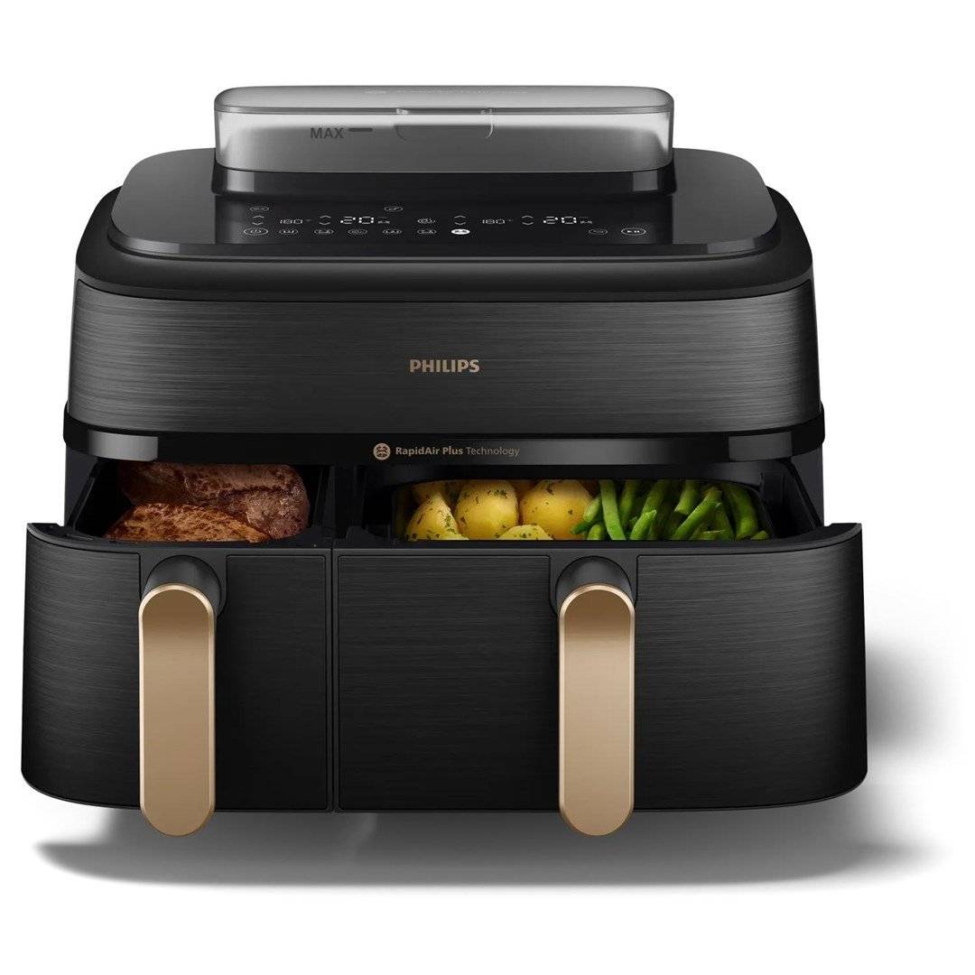 NA552/00 5000 Series Dual Steam Airfryer, 9 L, Black Home & Living Haushaltskleingeräte-5
