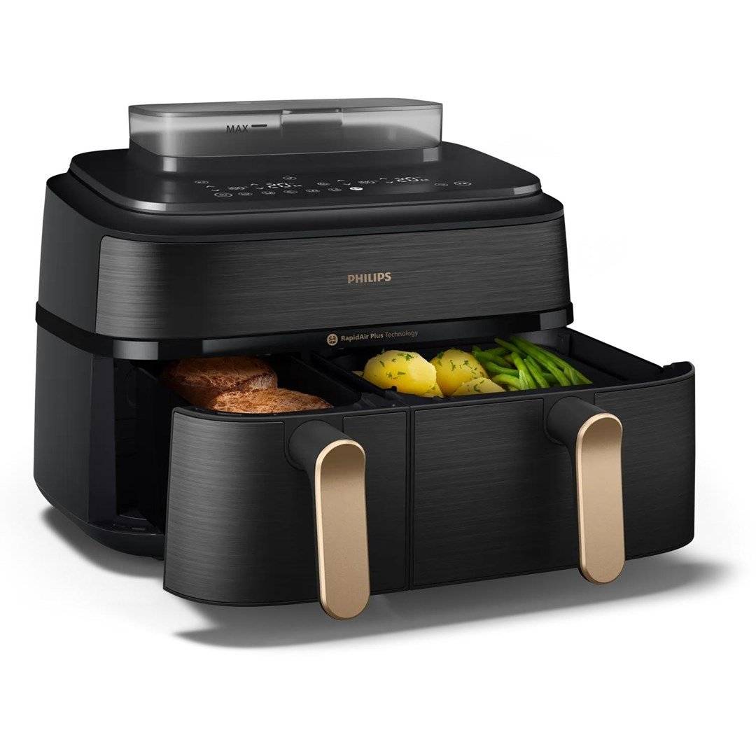 NA552/00 5000 Series Dual Steam Airfryer, 9 L, Black Home & Living Haushaltskleingeräte-6