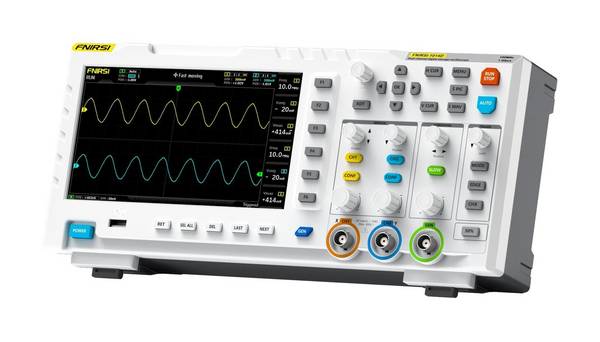 FNIRSI 1014D 2-in-1 Oszilloskop mit Signalgenerator, 7\" Display, 2 Kanäle, 100MHz, USB