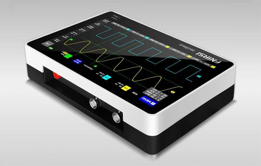 FNIRSI 1013D Portables Tablet Oszilloskop, 7\" Display, 2 Kanäle, 100MHz, 6000mAh Akku, USB-3