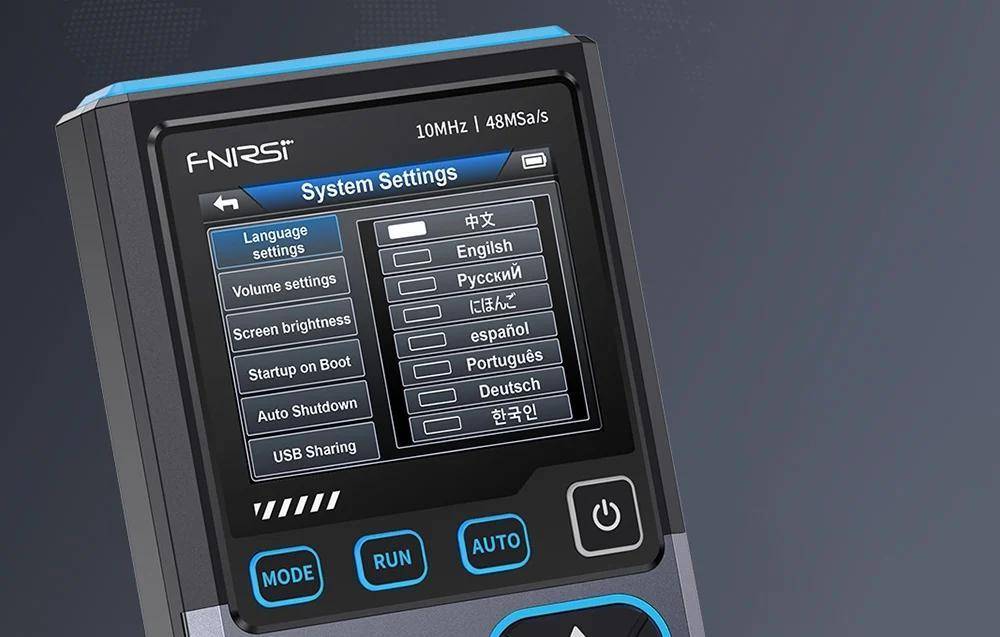 FNIRSI DSO-TC4 3-in-1 Portables Oszilloskop, Bauteiltester, Signalgenerator, 2,8\" Display, 10 MHz-3