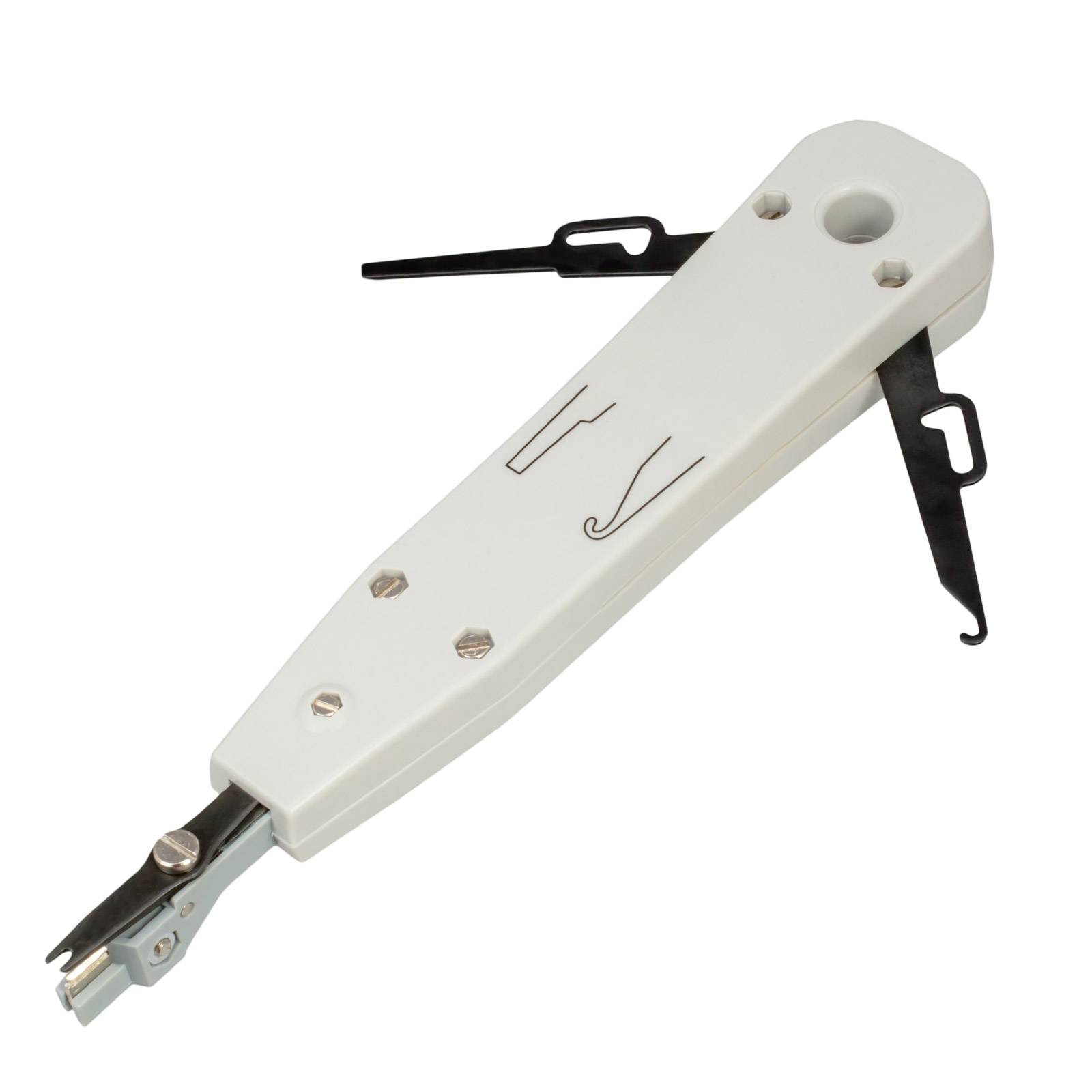 hb-digital LSA Anlegewerkzeug Schneid Klemm mit Guerteltasche-1