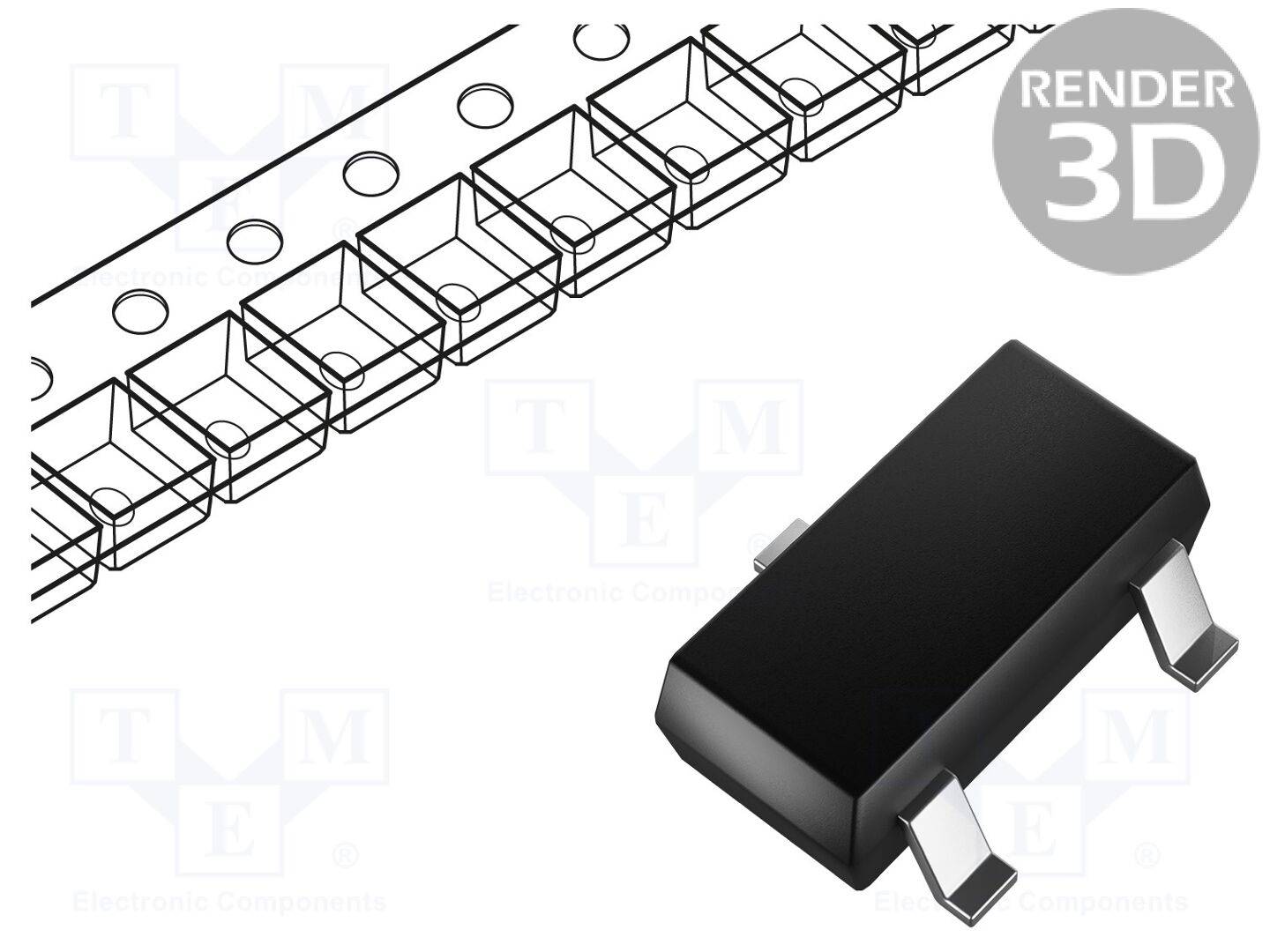 30V 1,3W unipolar SOT23 5,3A Transistor: N-MOSFET-0