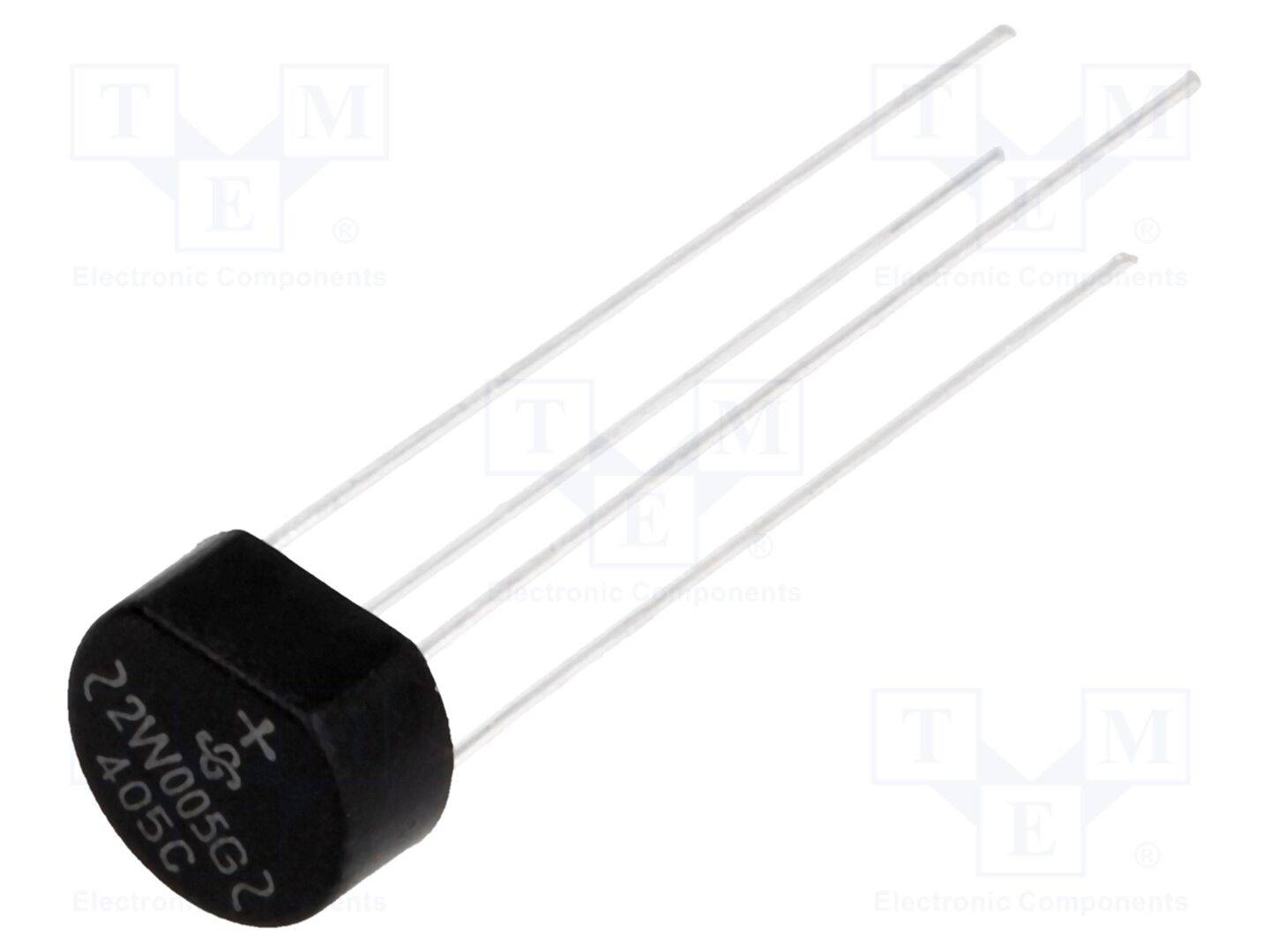 If: 2A Brückengleichrichter: einphasig rund Ifsm: 60A Urmax: 50V-0