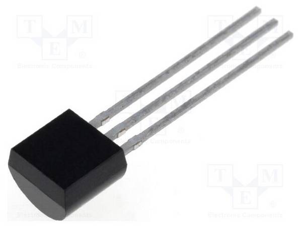 Diodenl IC: Temperatursensor THT Genau: ±2°C -40÷100°C TO92