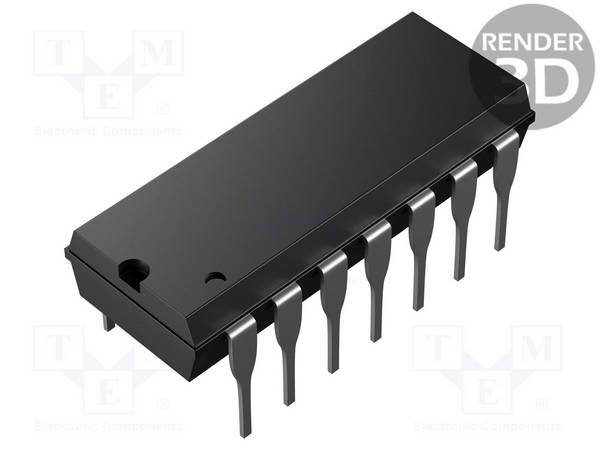 SN74LS02N DIP-14 LOGIK IC QUAD 2-INPUT POSITIVE NOR GATE THT Texas Instruments