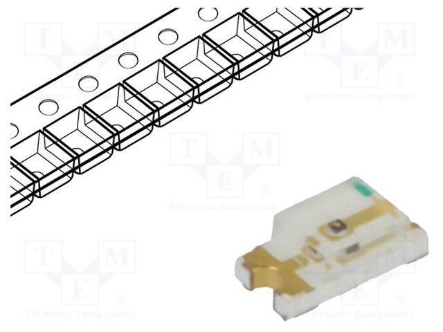 IR Sender 1206 0,8÷1,5VDC transparent 100mW 140° 940nm SMD-0