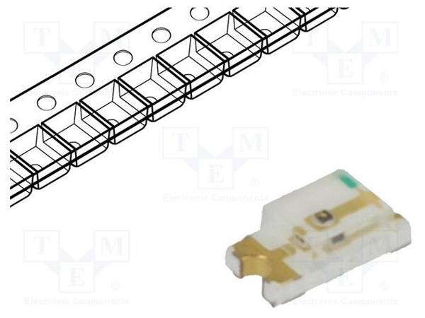 IR Sender 1206 0,8÷1,5VDC transparent 100mW 140° 940nm SMD