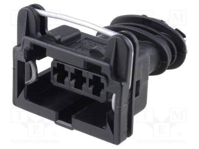 JPT Steckverbinder: automotive schwarz weiblich PIN: 3 Stecker-0