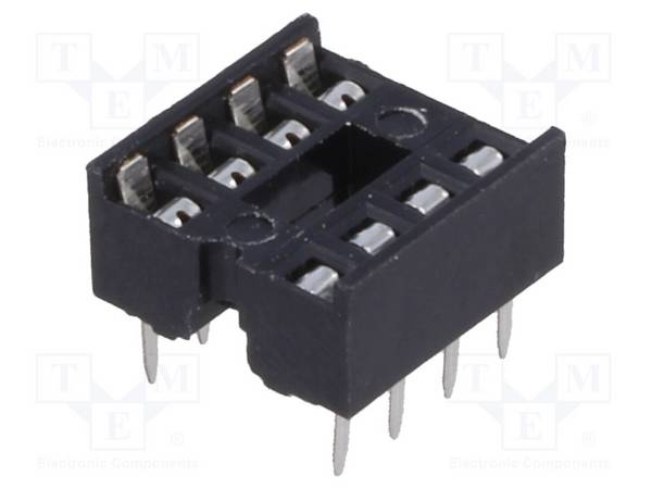 7,62mm DIP8 -40÷105°C THT Sockel: integrierte Schaltkreise