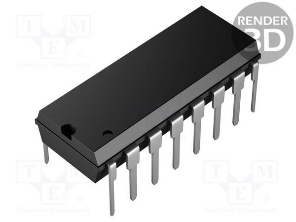 IC: digital THT HC DIP16 2÷6VDC Puffer,nichtinvertierend Ch: 6