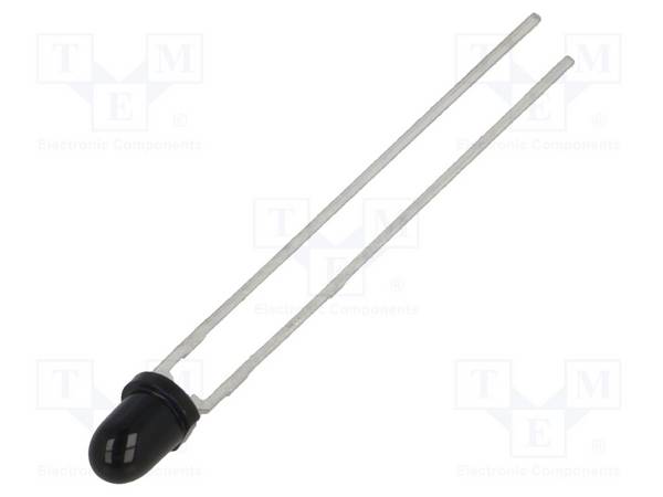 Fototransistor 35V 0,038mm2 THT 3mm λp max: 900nm 165mW 12°