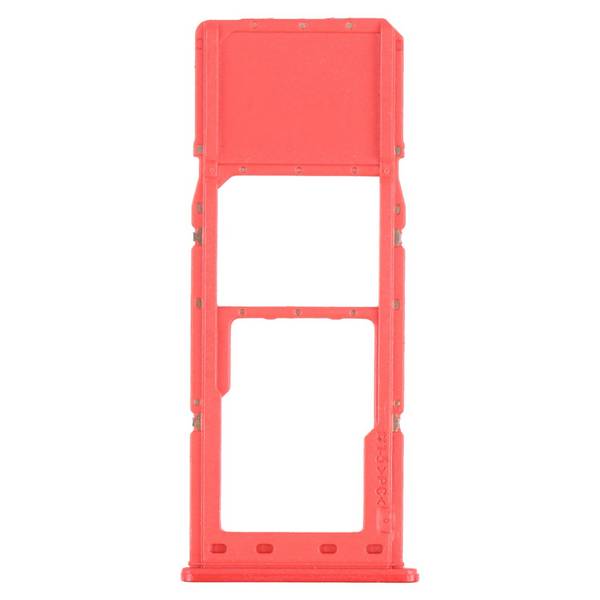 Sim Karten Halter für Samsung Galaxy A12 Rot Red Card Tray Micro SD Ersatz Teil