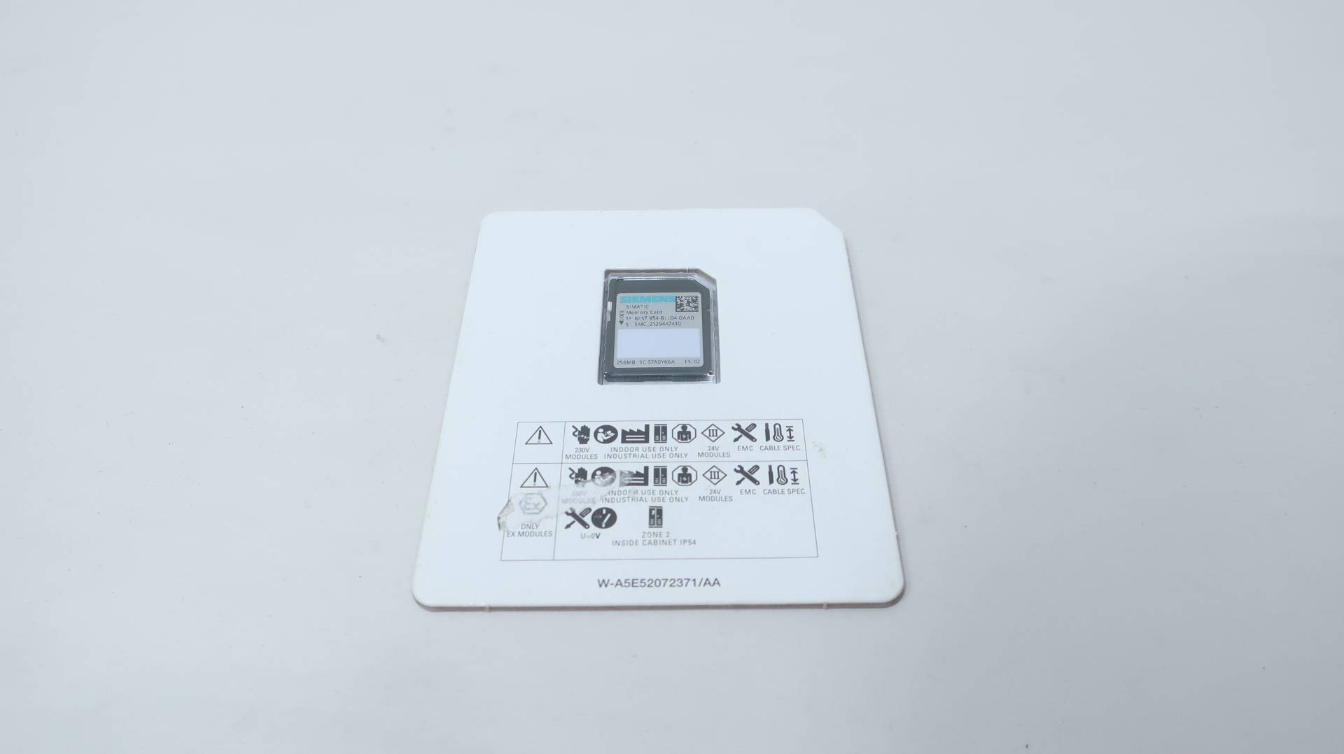 Siemens SIMATIC Memory Card 256MB - 6ES7954-8LL04-0AA0-2