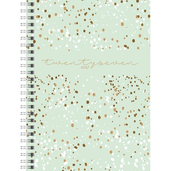 Buchkalender Modell Timing 1 14,8x21cm 1 Woche/2 Seiten PP-Einband Confetti 2027-0
