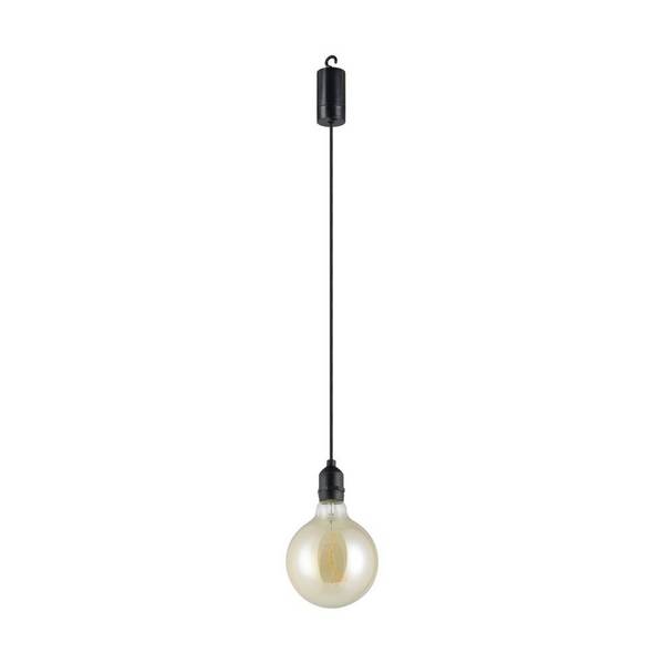 Eglo Pendelleuchte Vignanello Schwarz 827 Extra Warmweiß | IP44 - Batteriebetrieben