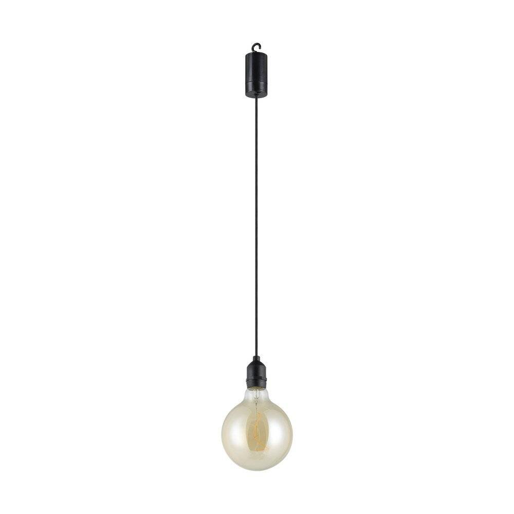 Eglo Pendelleuchte Vignanello Schwarz 827 Extra Warmweiß | IP44 - Batteriebetrieben-0